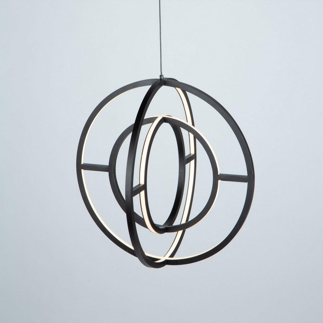 Artcraft Canada - AC6659BK - LED Chandelier - Celestial - Matte Black