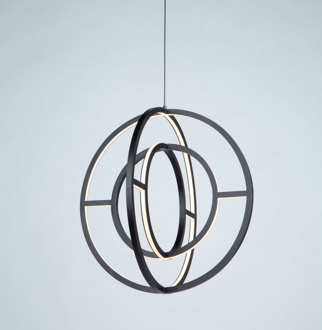 Artcraft Canada - AC6659BK - LED Chandelier - Celestial - Matte Black