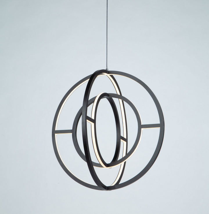 Artcraft Canada - AC6659BK - LED Chandelier - Celestial - Matte Black