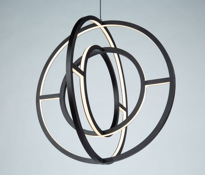 Artcraft Canada - AC6659BK - LED Chandelier - Celestial - Matte Black