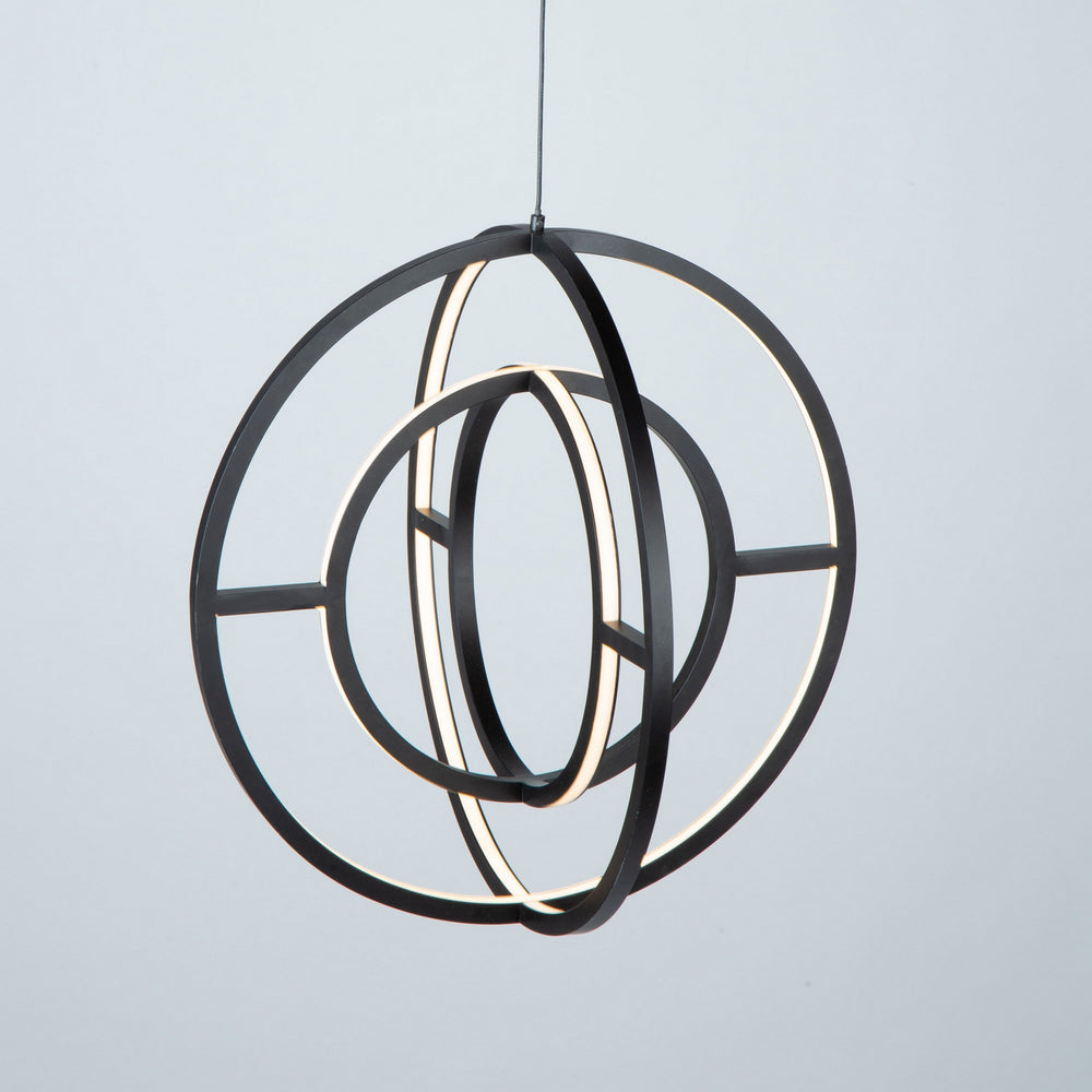 Artcraft Canada - AC6660BK - LED Chandelier - Celestial - Matte Black