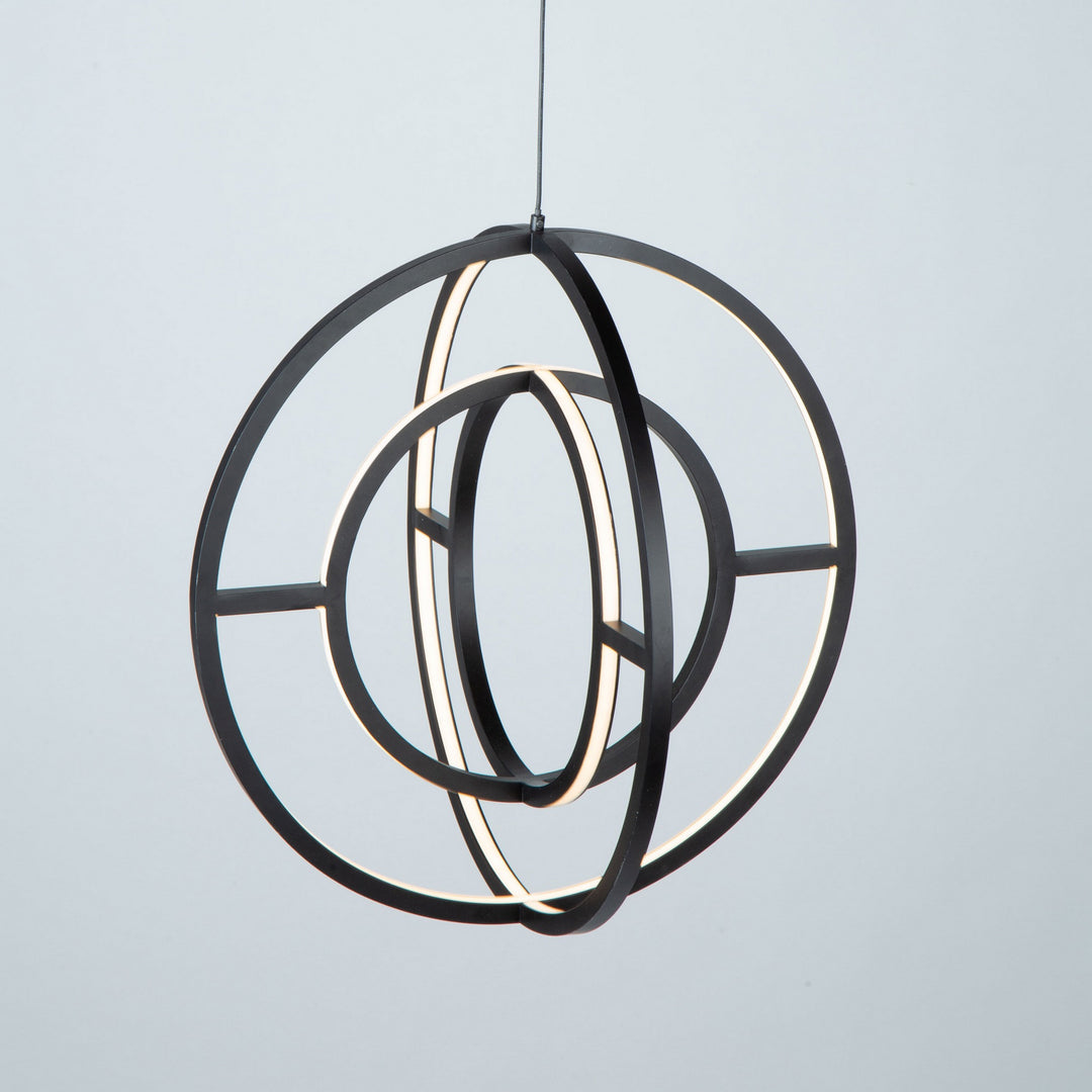 Artcraft Canada - AC6660BK - LED Chandelier - Celestial - Matte Black