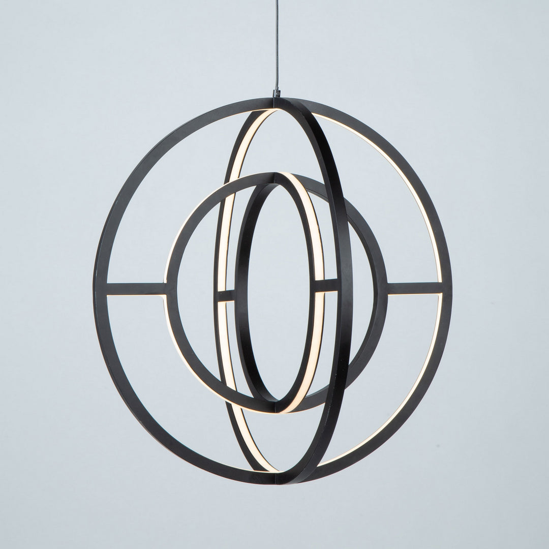 Artcraft Canada - AC6660BK - LED Chandelier - Celestial - Matte Black