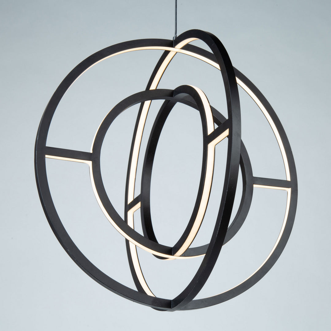 Artcraft Canada - AC6660BK - LED Chandelier - Celestial - Matte Black