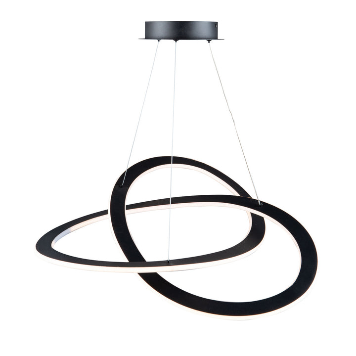 Artcraft Canada - AC7077BK - LED Chandelier - Wave - Black
