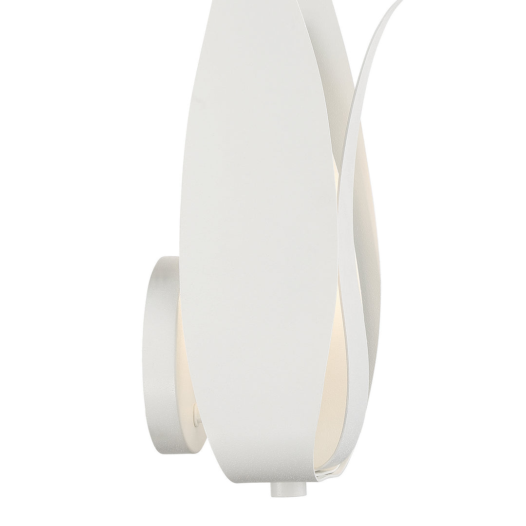 Crystorama - 511-MT - One Light Wall Sconce - Broche - Matte White