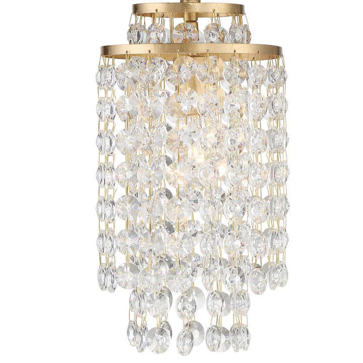 Crystorama - GAB-B7301-GA - One Light Chandelier - Gabrielle - Antique Gold
