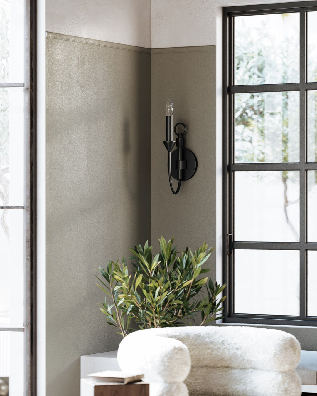 Troy Lighting Canada - B1001-FOR - One Light Wall Sconce - Cate - Forged Iron