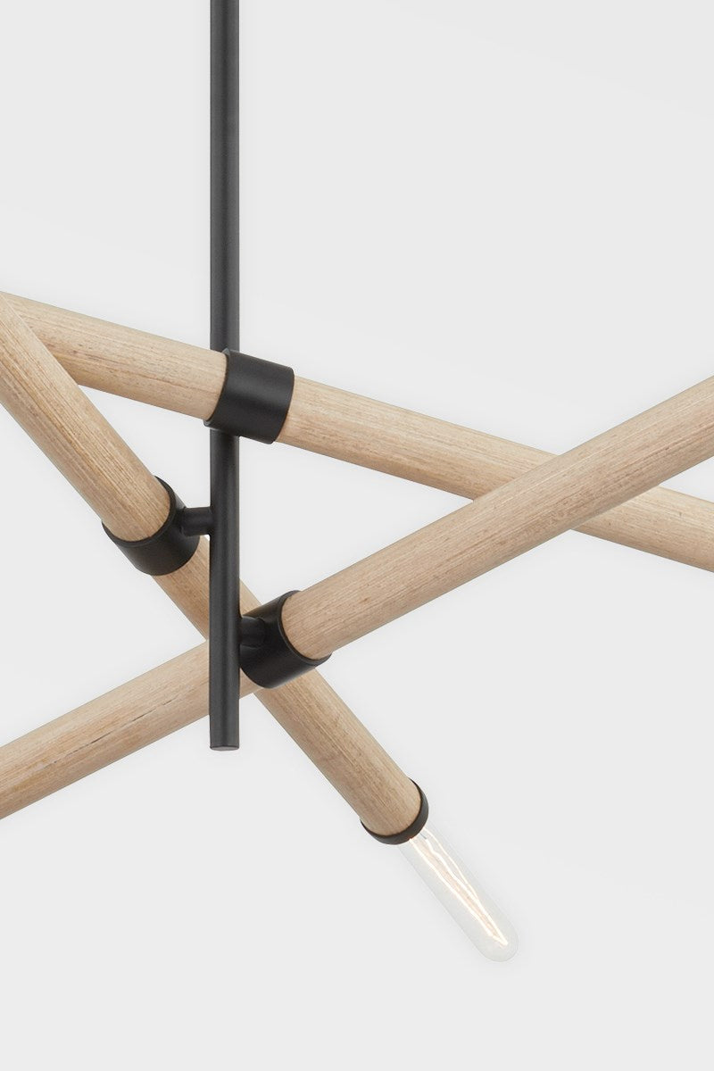 Troy Lighting Canada - F6706-SBK - Six Light Chandelier - Cruiz - Soft Black