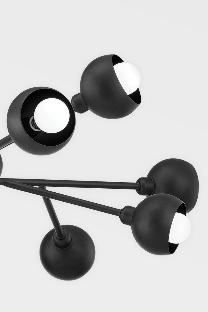 Troy Lighting Canada - F7412-SBK - 12 Light Chandelier - Colt - Soft Black
