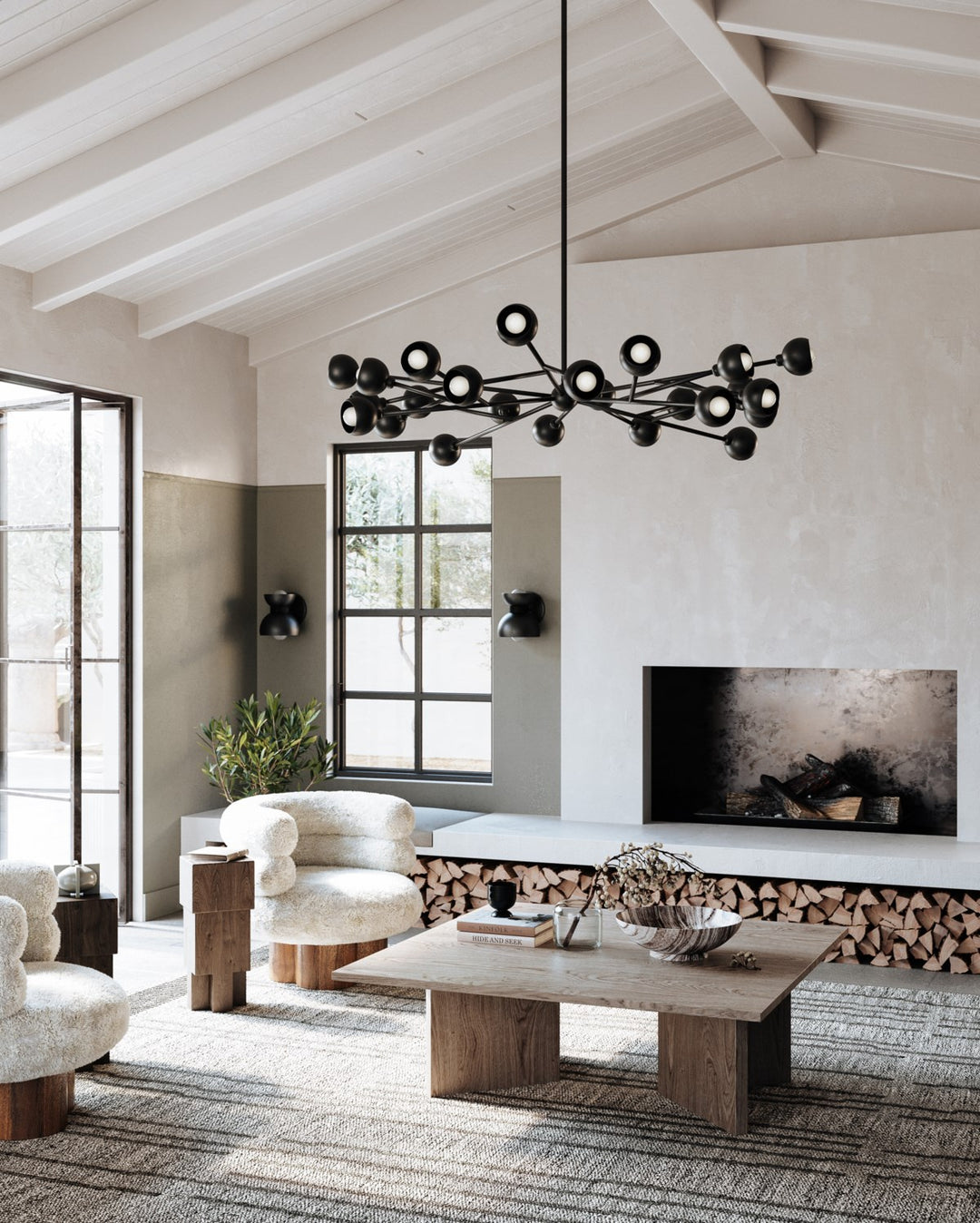 Troy Lighting Canada - F7424-SBK - 24 Light Chandelier - Colt - Soft Black