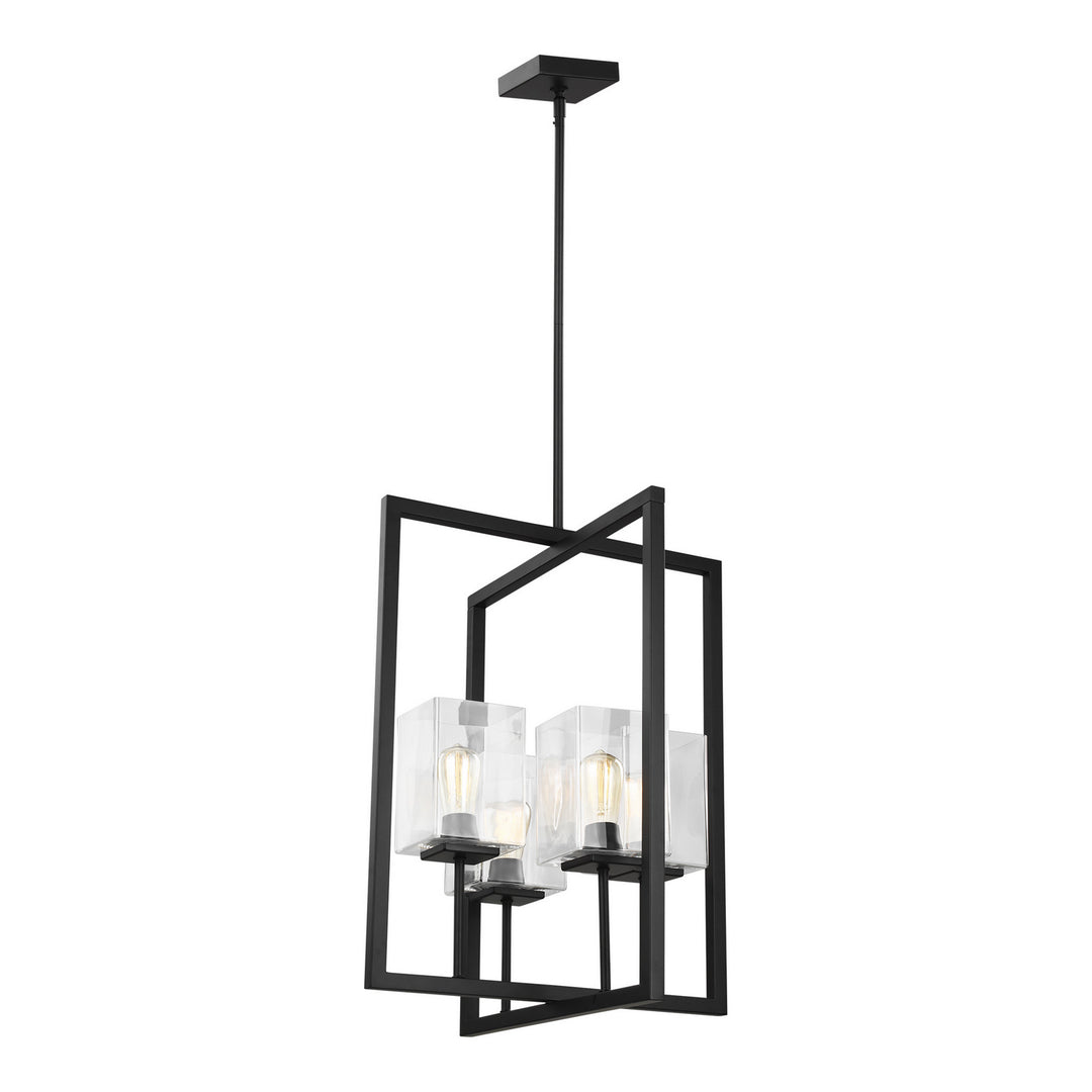 Generation Lighting Canada - 5241504-112 - Four Light Hall / Foyer - Mitte - Midnight Black