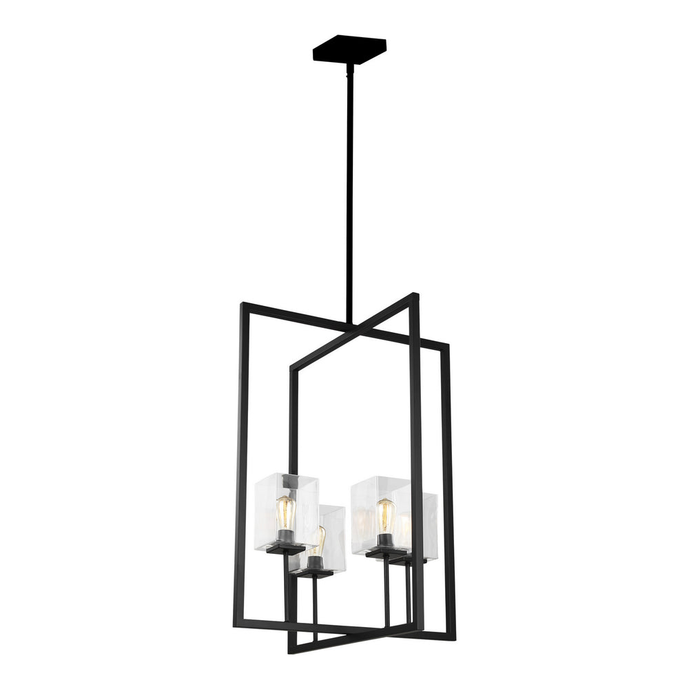Generation Lighting Canada - 5341504-112 - Four Light Hall / Foyer - Mitte - Midnight Black