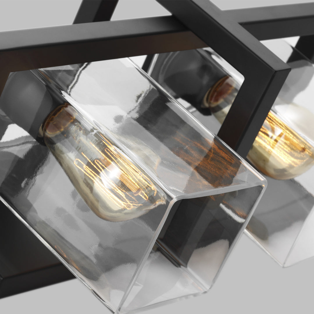 Generation Lighting Canada - 4441502-112 - Two Light Wall / Bath - Mitte - Midnight Black