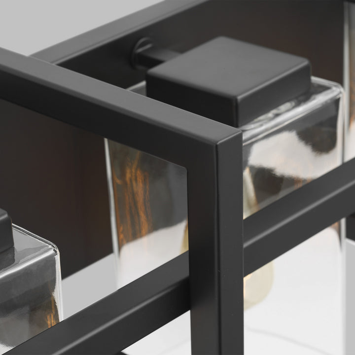 Generation Lighting Canada - 4441503-112 - Three Light Wall / Bath - Mitte - Midnight Black