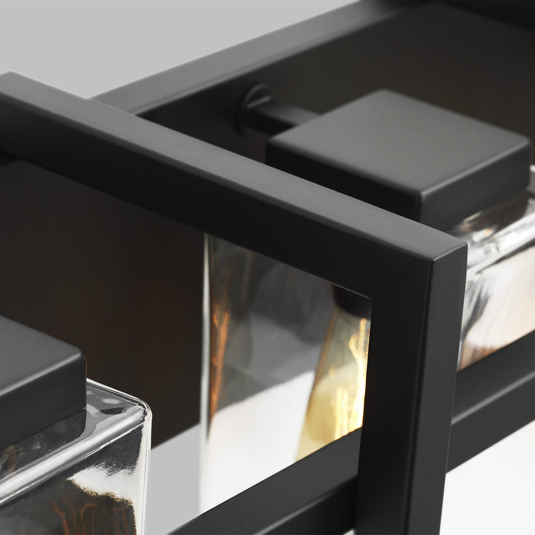 Generation Lighting Canada - 4441504-112 - Four Light Wall / Bath - Mitte - Midnight Black