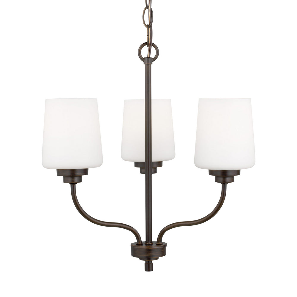 Generation Lighting Canada - 3102803-710 - Three Light Chandelier - Windom - Bronze