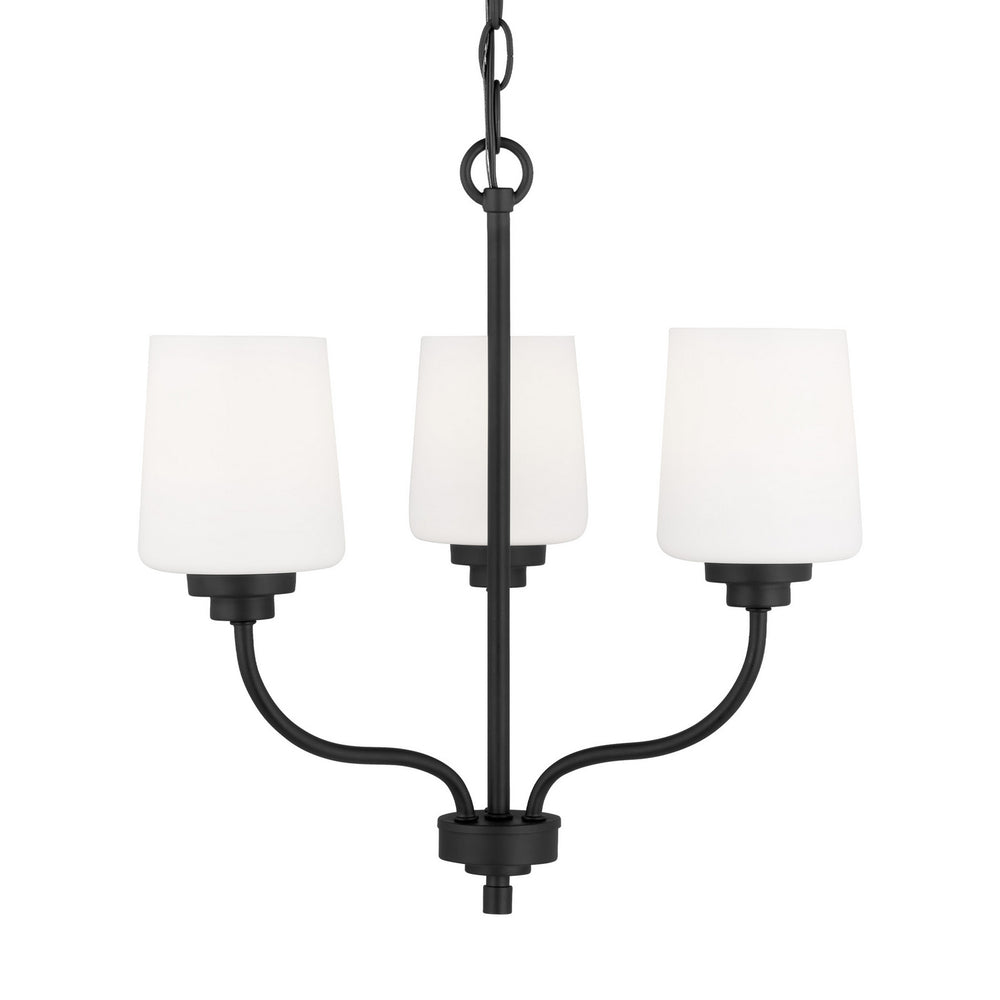 Generation Lighting Canada - 3102803-112 - Three Light Chandelier - Windom - Midnight Black