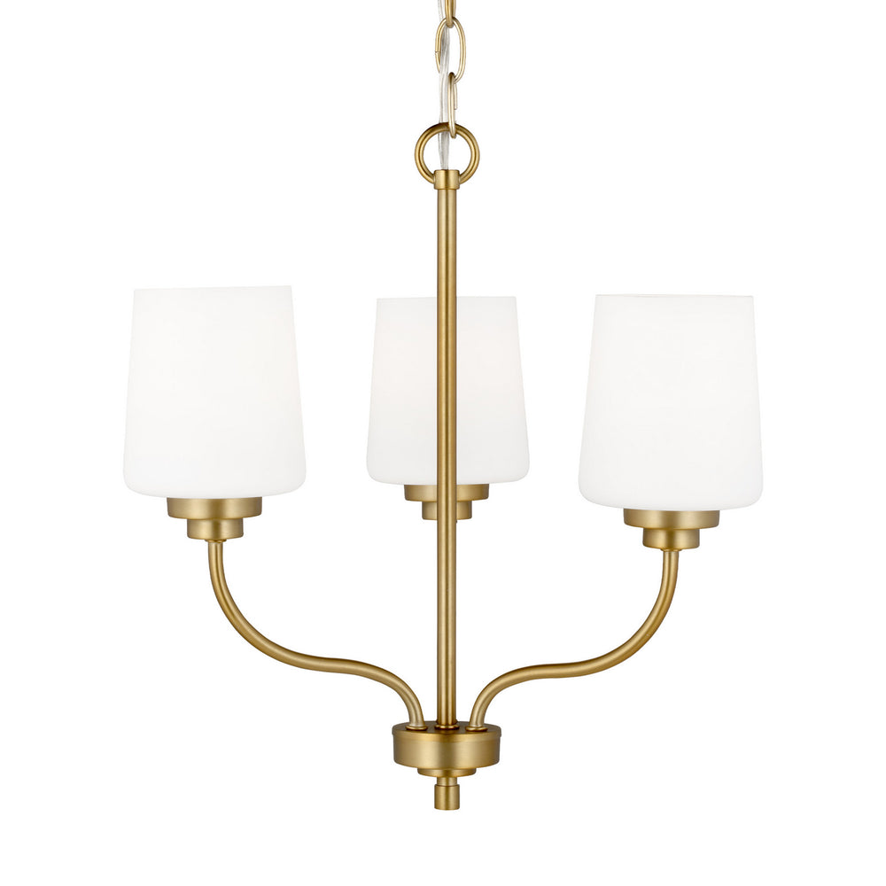 Generation Lighting Canada - 3102803-848 - Three Light Chandelier - Windom - Satin Brass