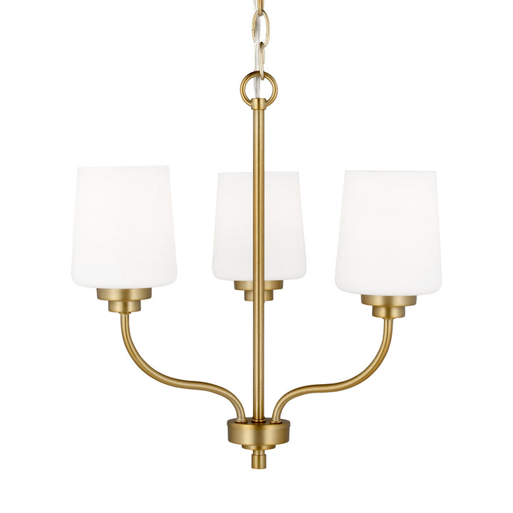 Generation Lighting Canada - 3102803-848 - Three Light Chandelier - Windom - Satin Brass