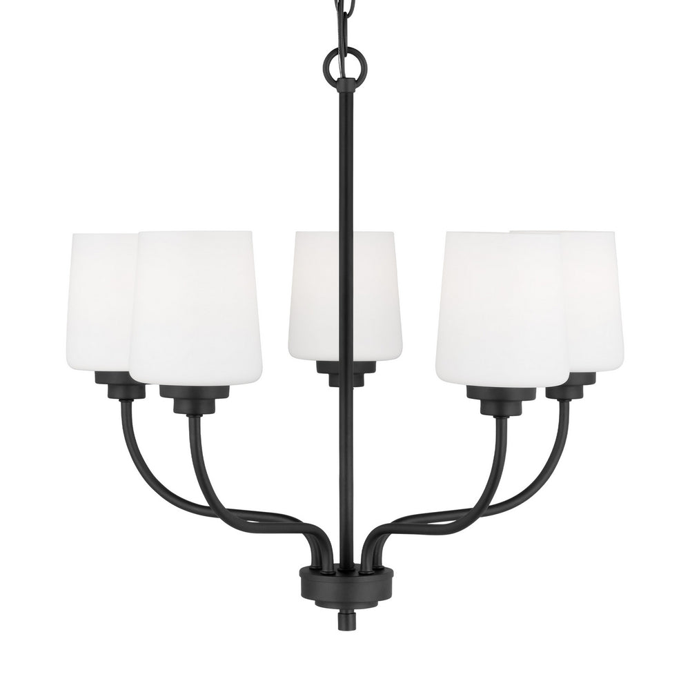 Generation Lighting Canada - 3102805-112 - Five Light Chandelier - Windom - Midnight Black
