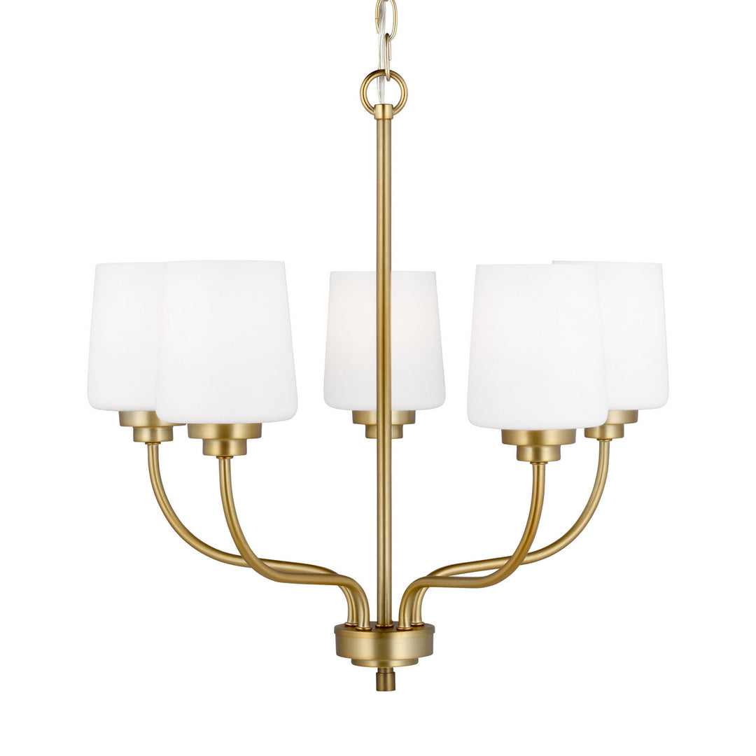 Generation Lighting Canada - 3102805-848 - Five Light Chandelier - Windom - Satin Brass