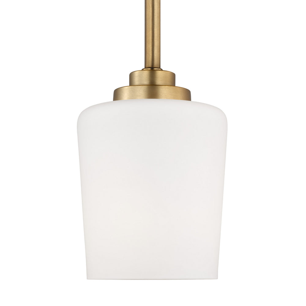 Generation Lighting Canada - 6102801-848 - One Light Mini-Pendant - Windom - Satin Brass
