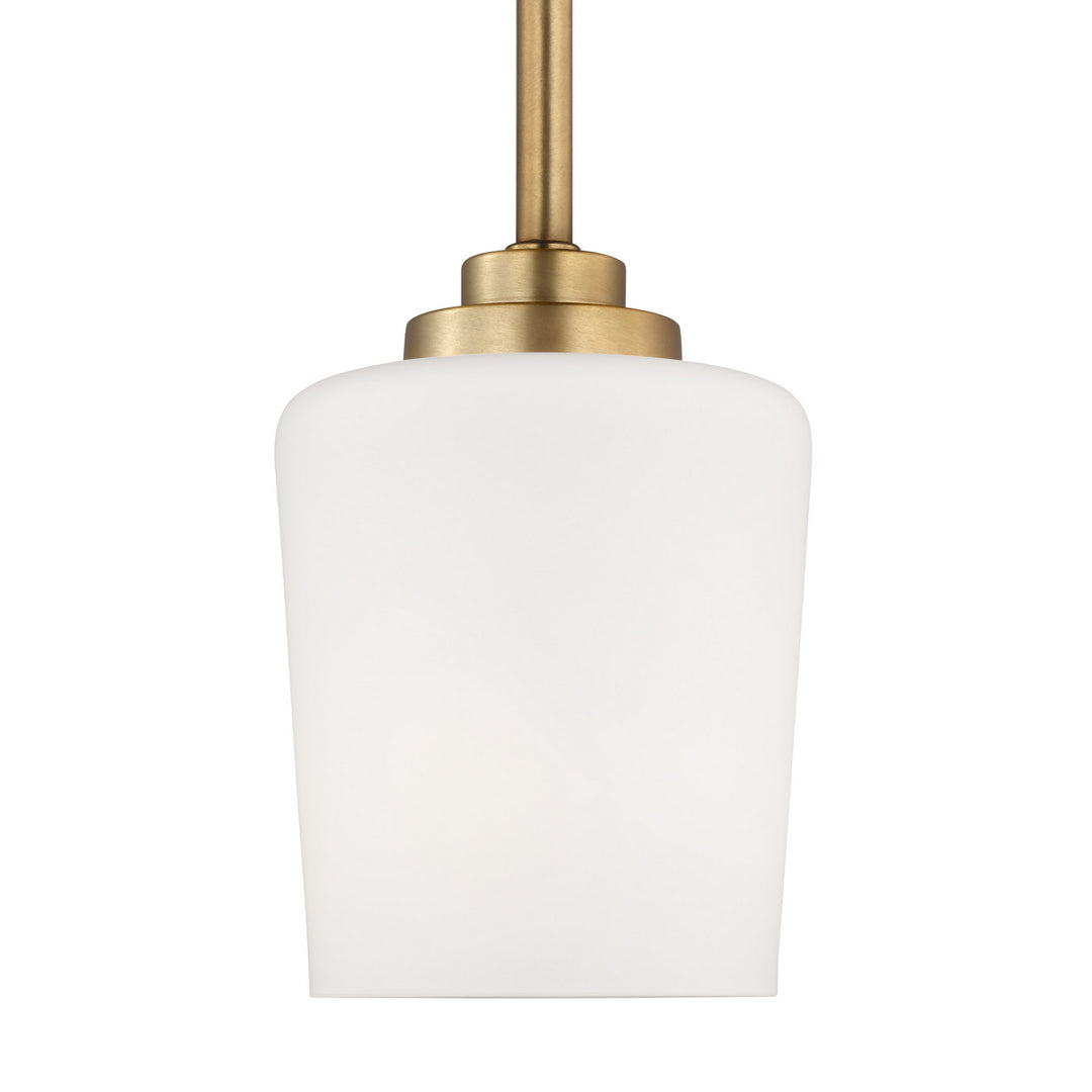 Generation Lighting Canada - 6102801-848 - One Light Mini-Pendant - Windom - Satin Brass