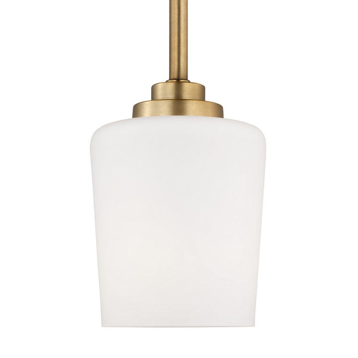 Generation Lighting Canada - 6102801-848 - One Light Mini-Pendant - Windom - Satin Brass