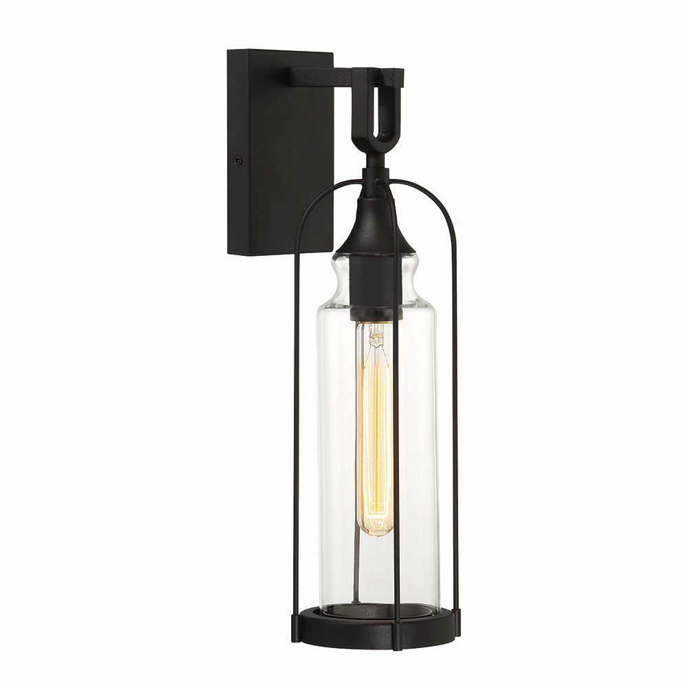 Eurofase Canada - 42726-012 - One Light Outdoor Wall Sconce - Yasmin - Satin Black