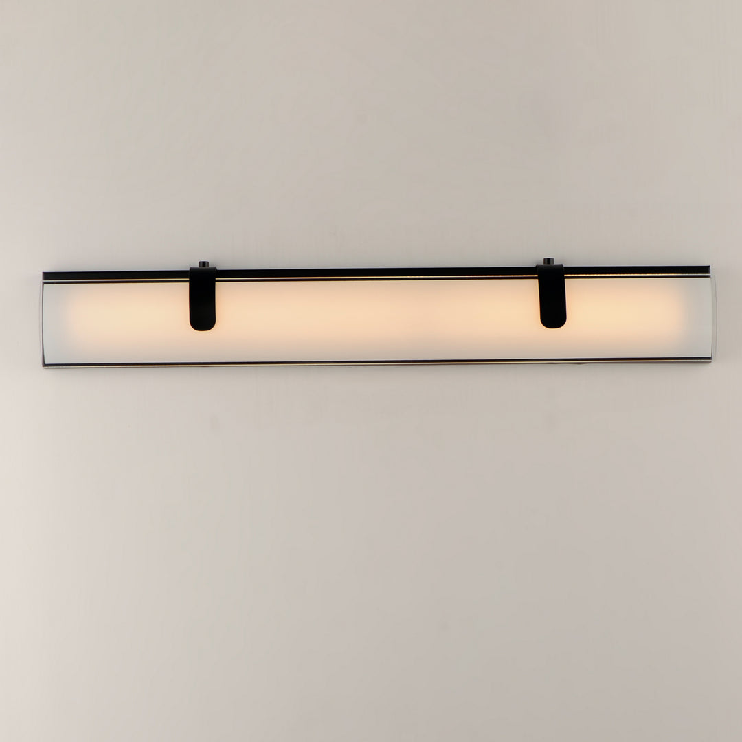 ET2 - E25135-92BK - LED Bath Vanity - Clutch - Black