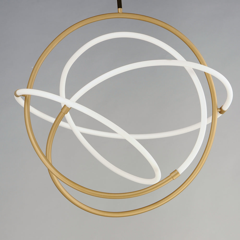 ET2 - E25096-01BKGLD - LED Pendant - Mobius - Black / Gold