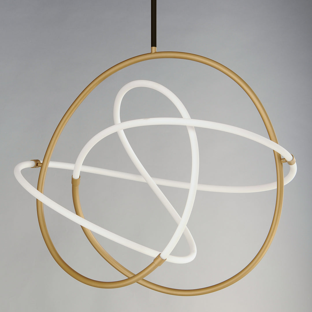 ET2 - E25096-01BKGLD - LED Pendant - Mobius - Black / Gold