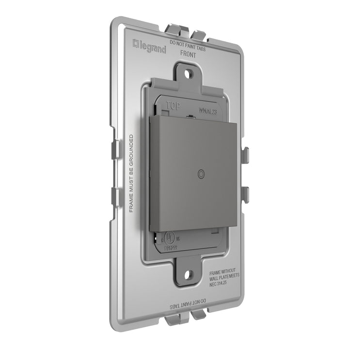 Legrand Canada - WNAL23M1 - Wireless Switch - Magnesium