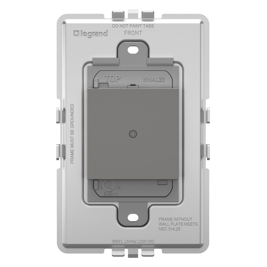 Legrand Canada - WNAL23M1 - Wireless Switch - Magnesium