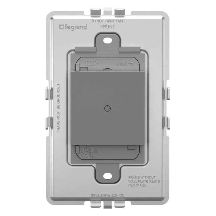 Legrand Canada - WNAL23M1 - Wireless Switch - Magnesium