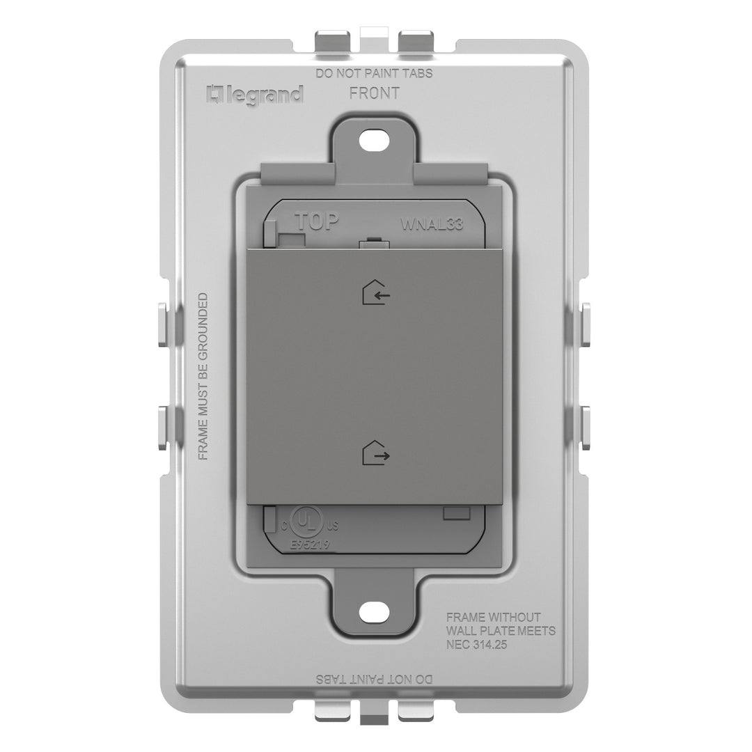 Legrand Canada - WNAL33M1 - Wireless H/A Switch - Magnesium