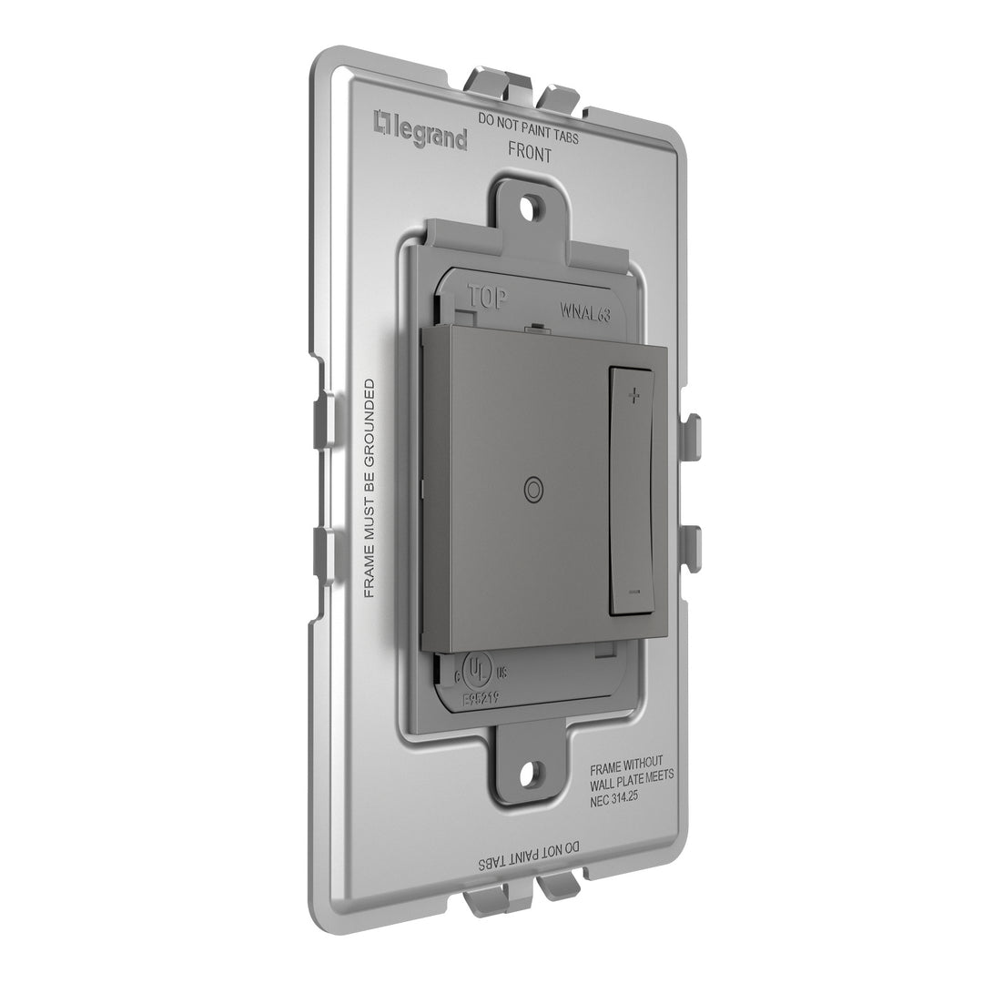 Legrand Canada - WNAL63M1 - Wireless Tru-Universal Dimmer - Magnesium