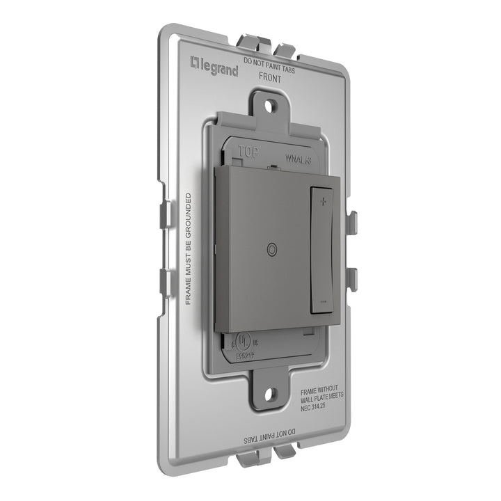 Legrand Canada - WNAL63M1 - Wireless Tru-Universal Dimmer - Magnesium