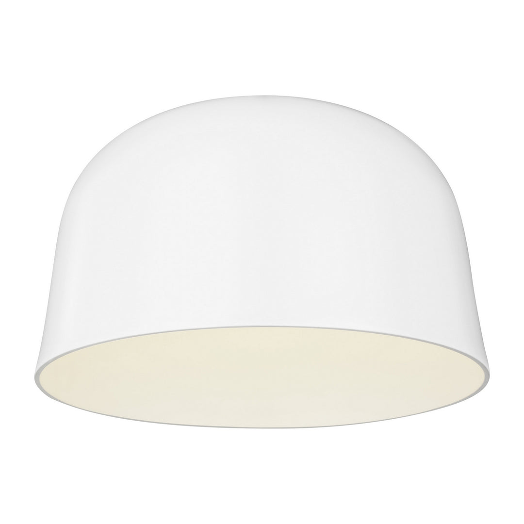 Visual Comfort Modern - 700FMFND15W-LED930 - LED Flush Mount - Foundry - Matte White