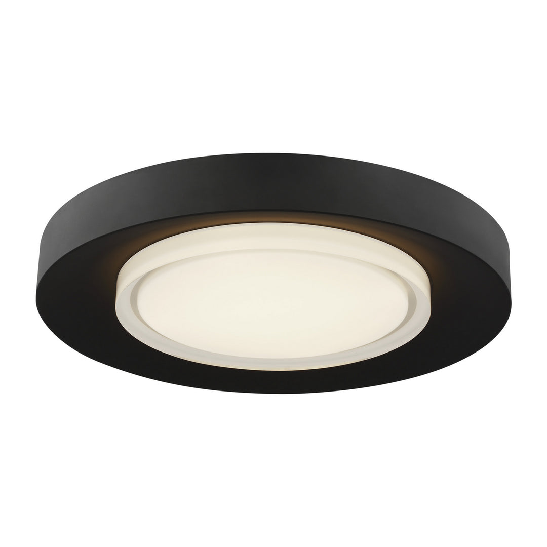Visual Comfort Modern - 700FMHLO16B-LED927 - LED Flush Mount - Hilo - Nightshade Black