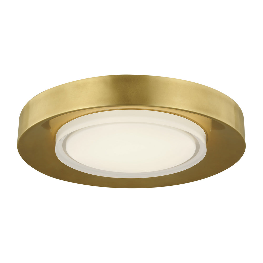 Visual Comfort Modern - 700FMHLO16NB-LED927 - LED Flush Mount - Hilo - Natural Brass