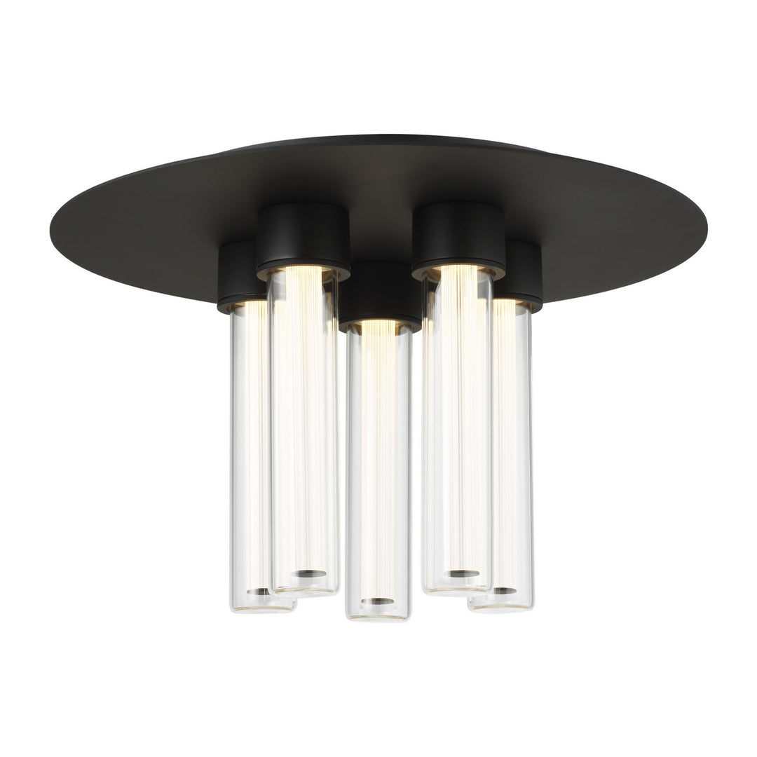 Visual Comfort Modern - 700FMKLA13B-LED927-277 - LED Flush Mount - Kola - Nightshade Black