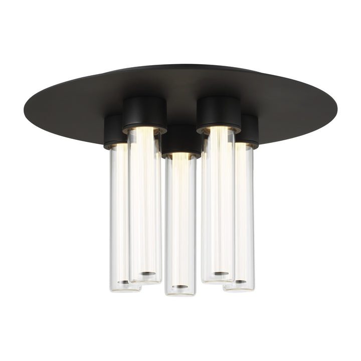 Visual Comfort Modern - 700FMKLA13B-LED927-277 - LED Flush Mount - Kola - Nightshade Black