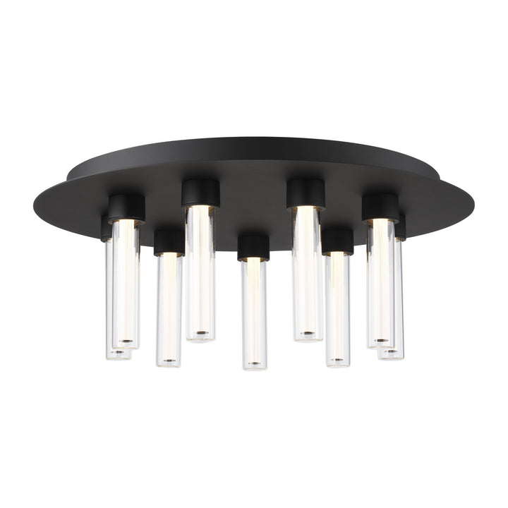 Visual Comfort Modern - 700FMKLA22B-LED927-277 - LED Flush Mount - Kola - Nightshade Black