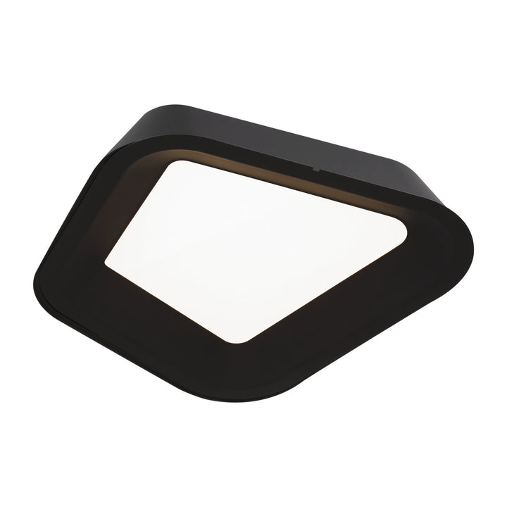 Visual Comfort Modern - 700FMRHNSB-LED930 - LED Flush Mount - Rhonan - Nightshade Black