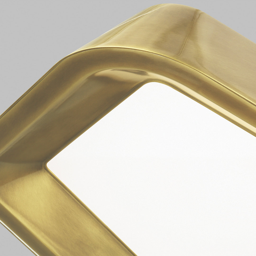 Visual Comfort Modern - 700FMRHNSBR-LED930 - LED Flush Mount - Rhonan - Plated Brass