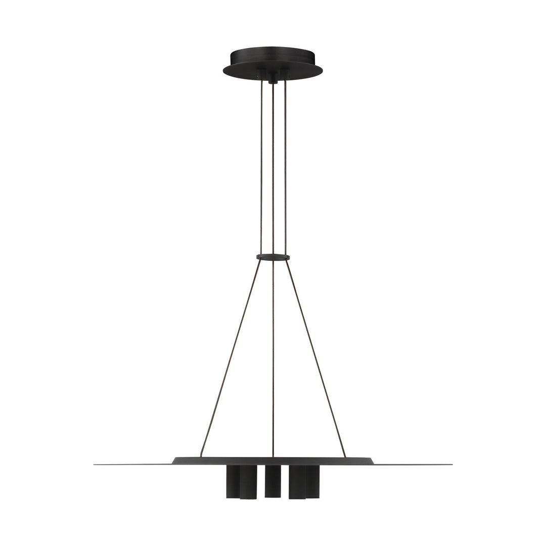 Visual Comfort Modern - 700TDPNT22B-LED930 - LED Pendant - Ponte - Nightshade Black