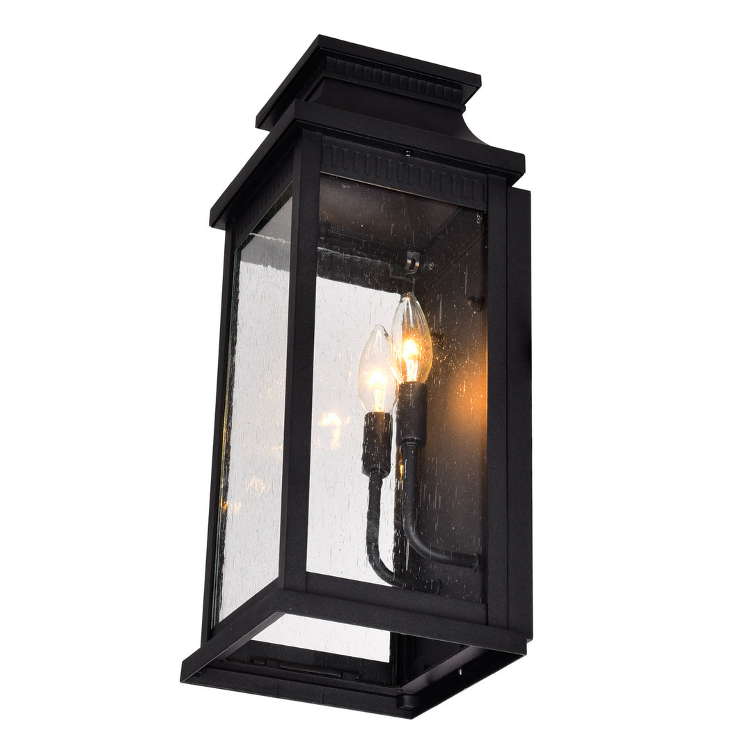 CWI Lighting Canada - 0418W7L-2 - Two Light Outdoor Wall Lantern - Milford - Black