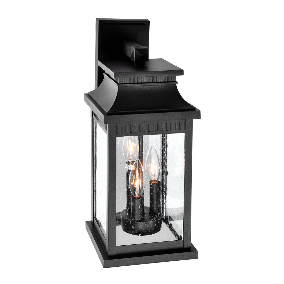 CWI Lighting Canada - 0418W7L-3 - Three Light Outdoor Wall Lantern - Milford - Black